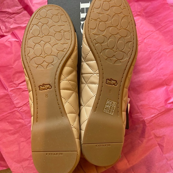NIB COACH Outlet Allyson quilted leather ballet flats. - Picture 7 of 16